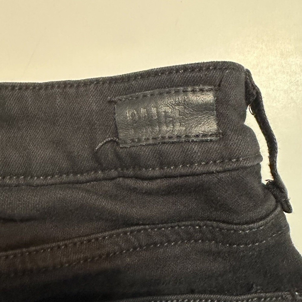 Paige Jeans Womens 26 Black Verdugo Ultra Skinny Dark Wash Stretch Casual Ladies - Picture 11 of 11